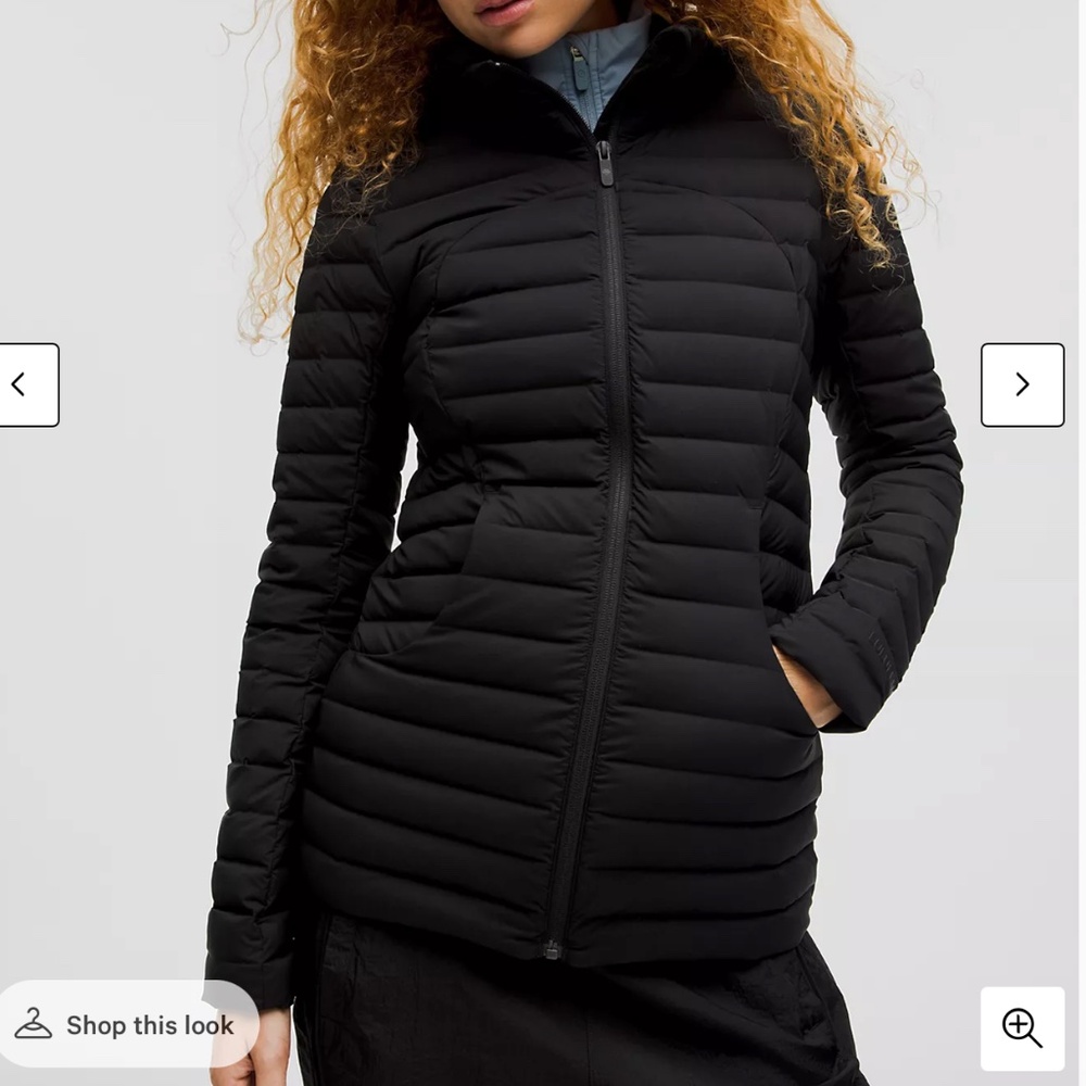 Lululemon Womens Pack It Down Jacket Black Size 10